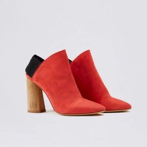 3.1 Phillip Lim Drum Slingback Bootie - Red